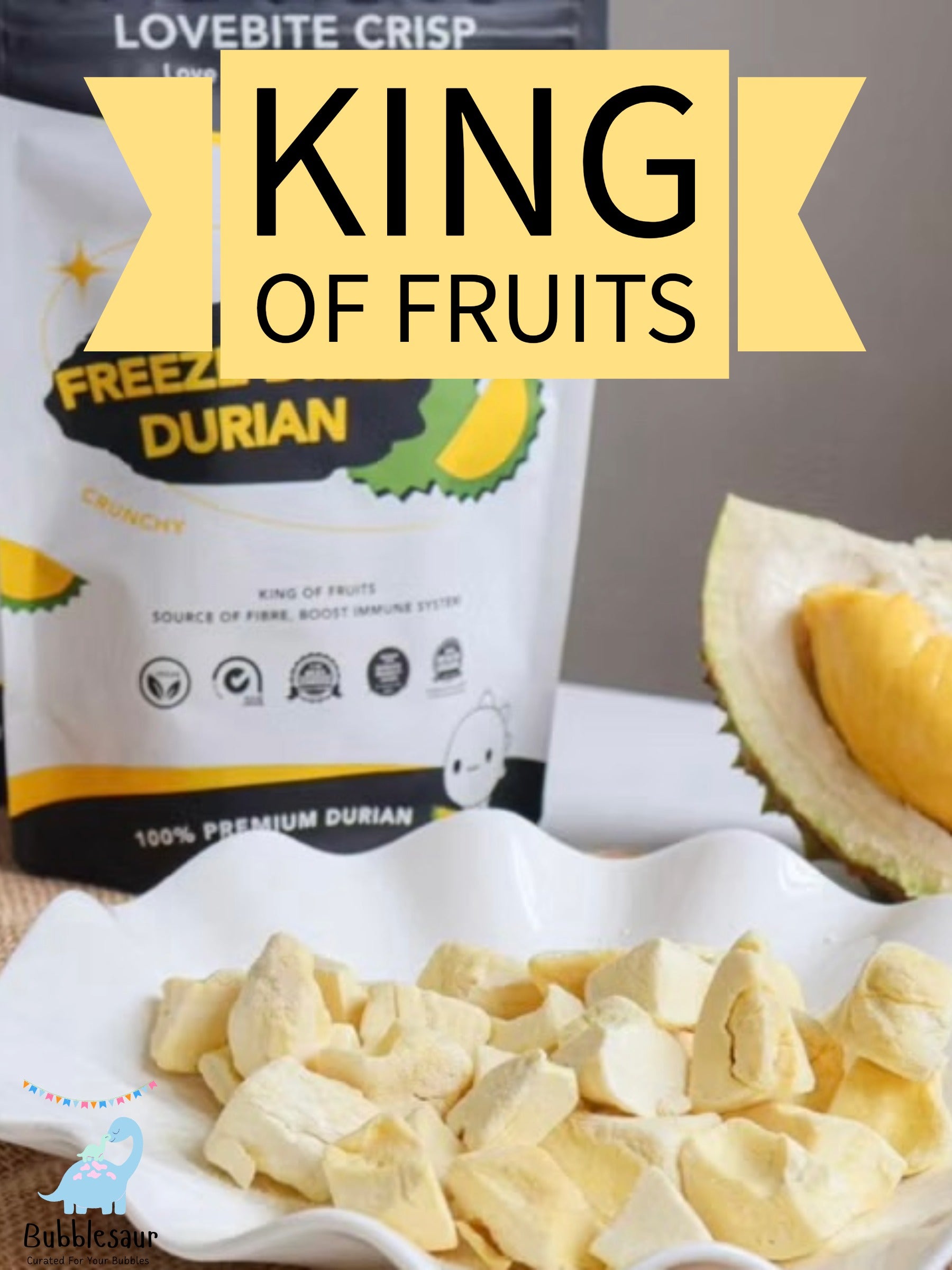 [Lovebite Crisp] Freeze Dried Durian