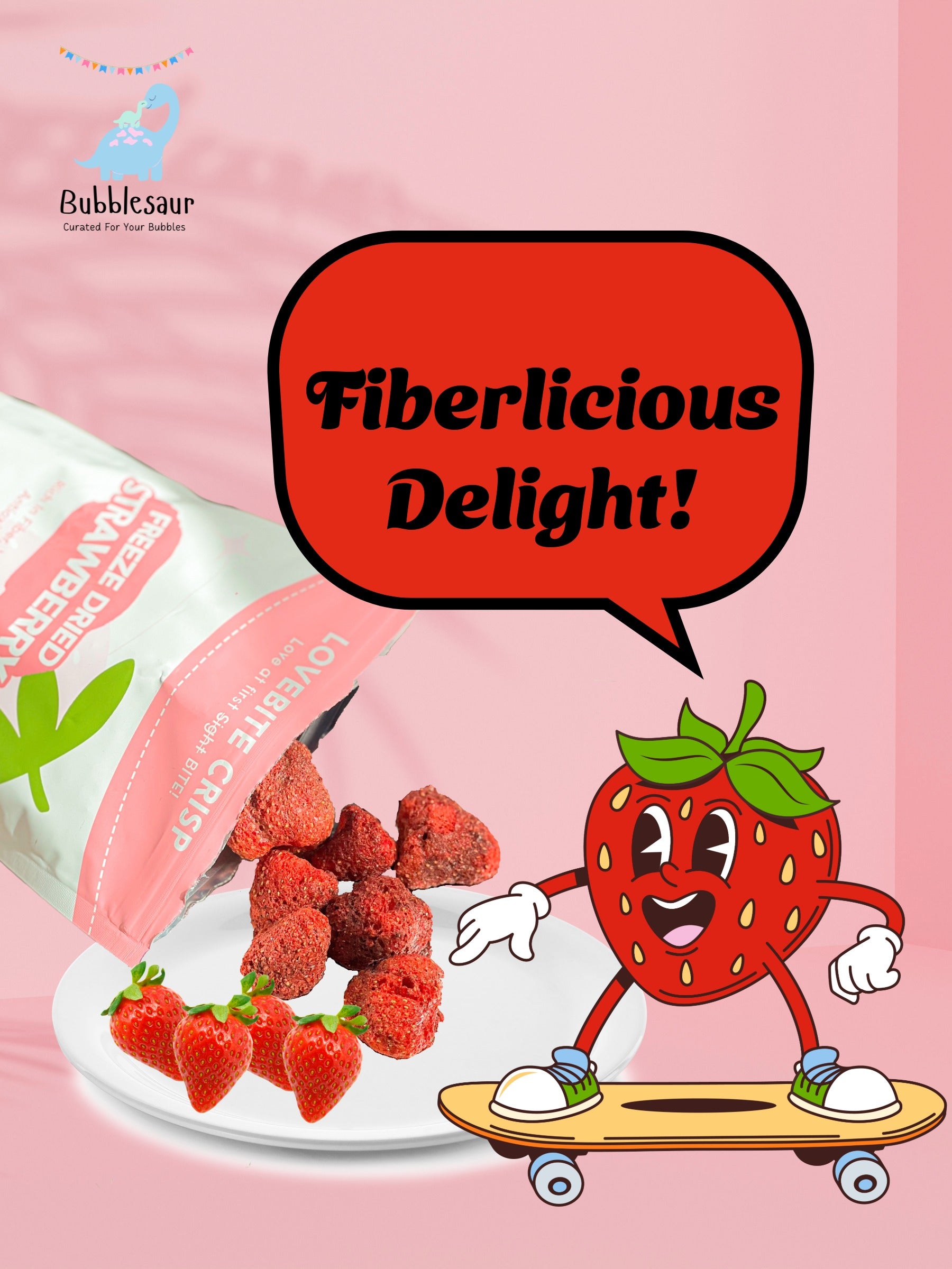 [Lovebite Crisp] Freeze Dried Strawberry