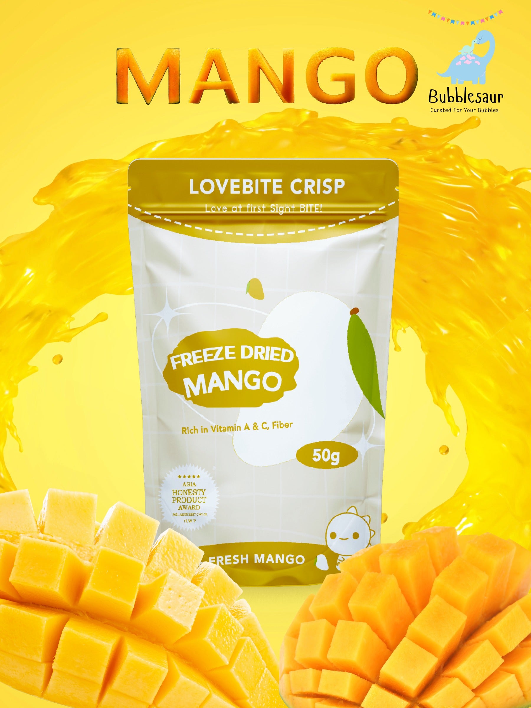 [Lovebite Crisp] Freeze Dried Mango