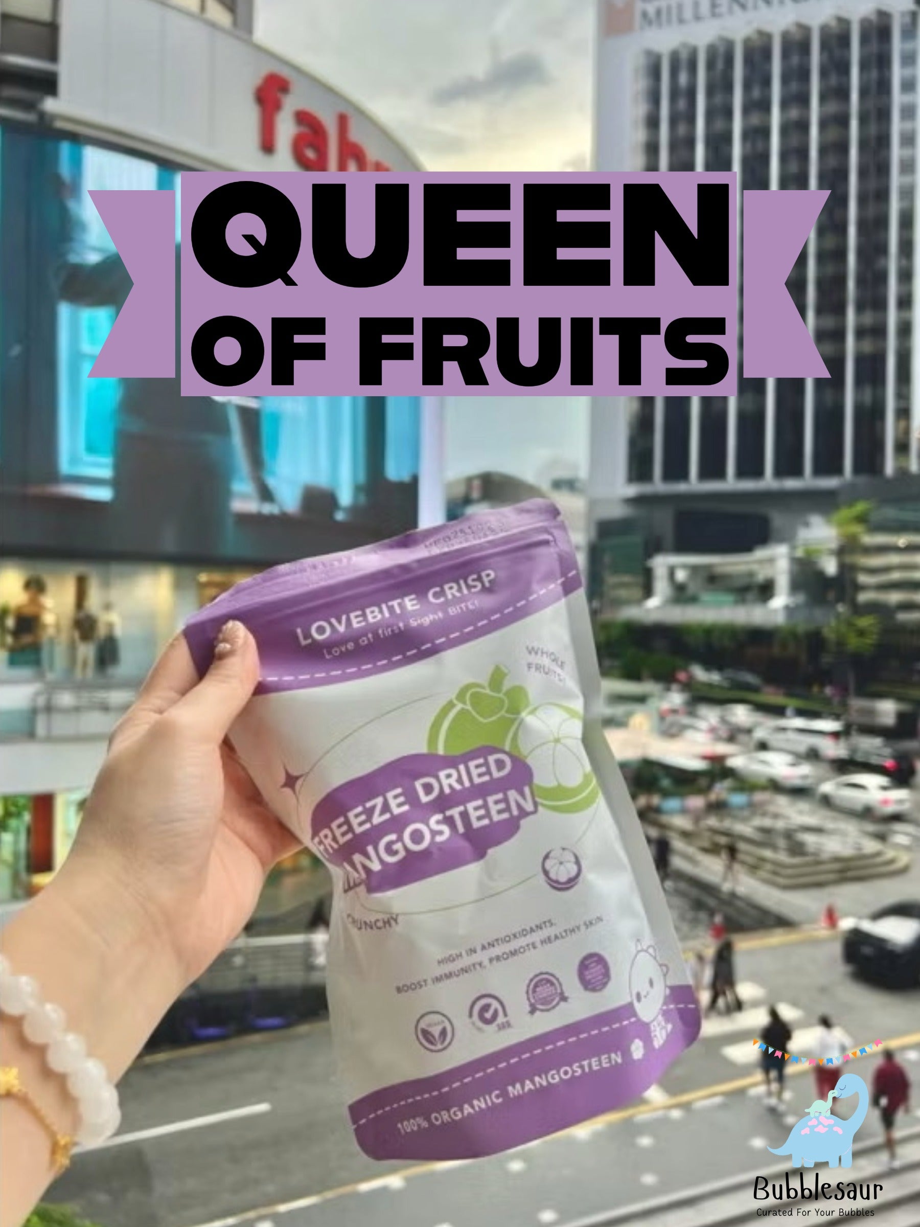 [Lovebite Crisp] Freeze Dried Mangosteen