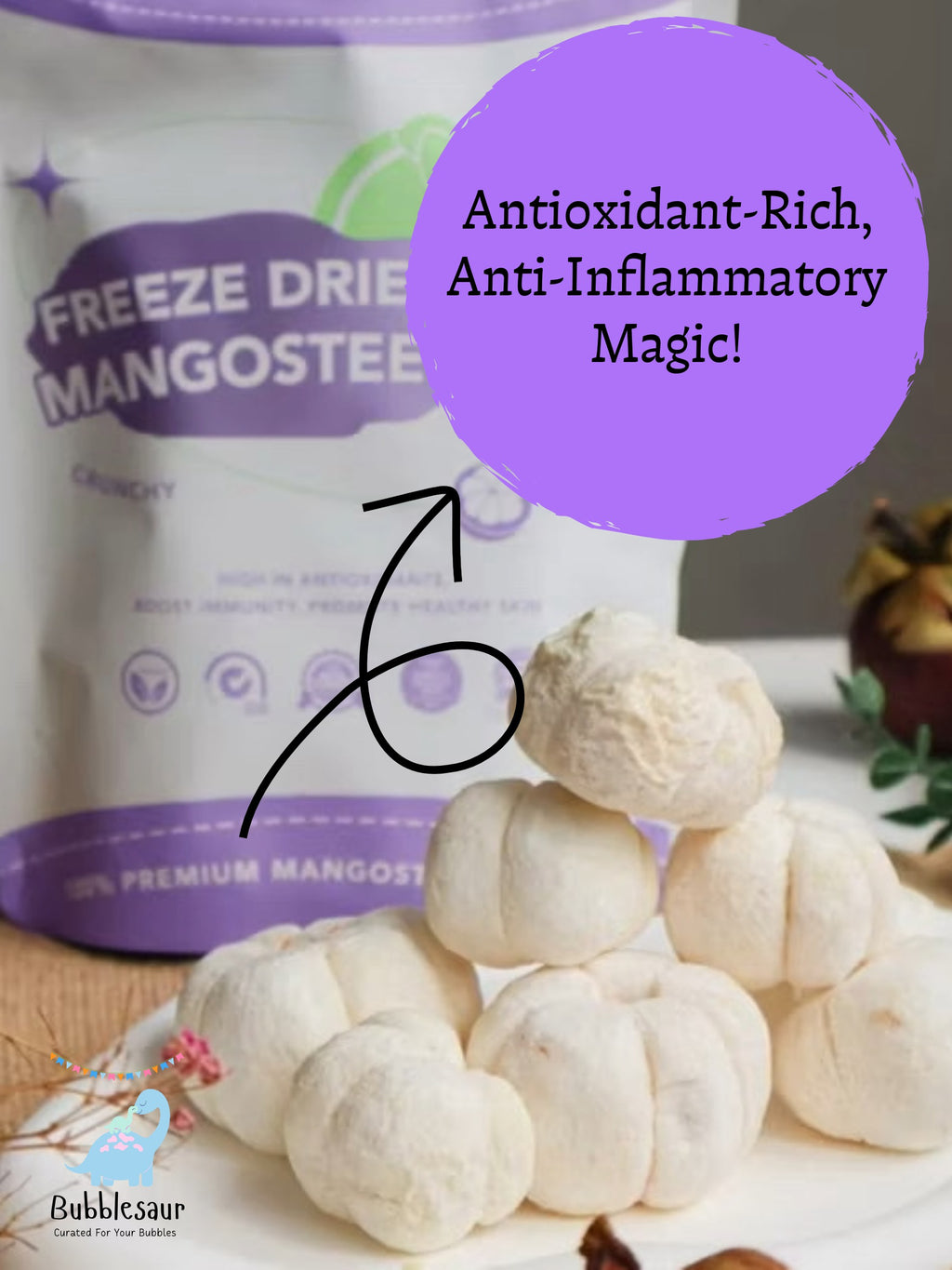 [Lovebite Crisp] Freeze Dried Mangosteen