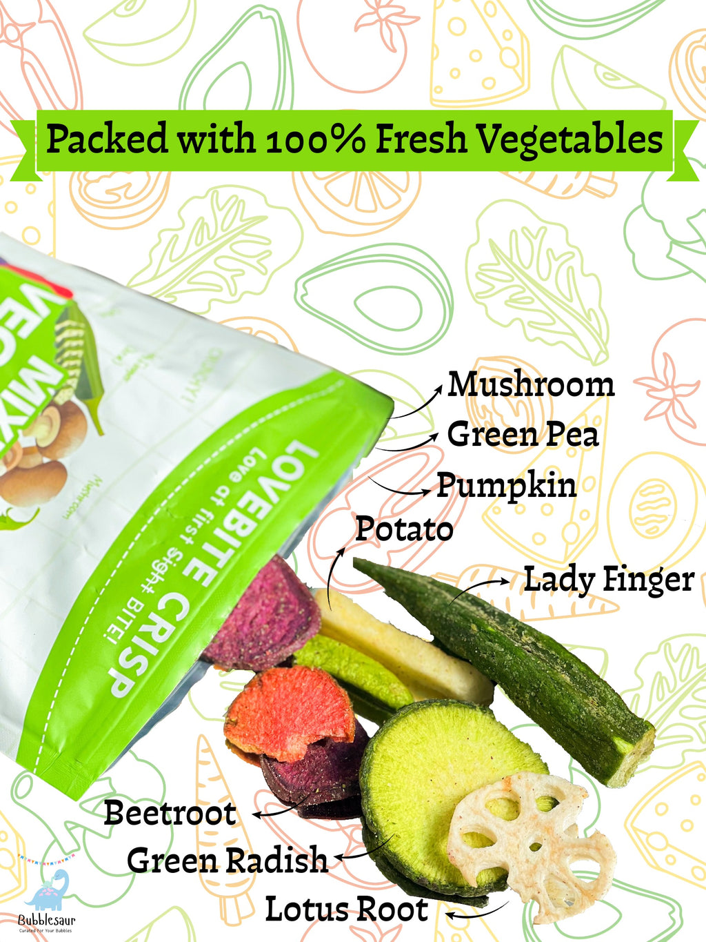 [Lovebite Crisp] Mixed Vegetable Crisp